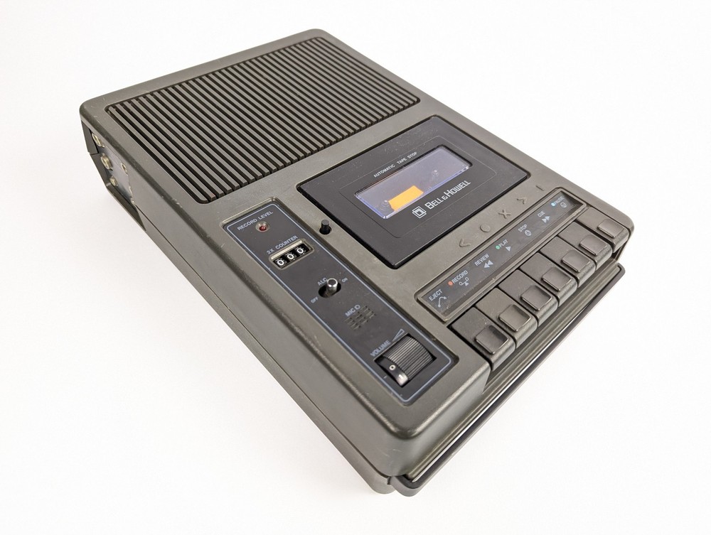 Vintage Bell & Howell Cassette Tape Recorder Model 3179A