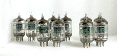 2 tubes Sylvania 5654 EF95 6AK5W 6J1P LITTLE DOT FX AUDIO matched pair