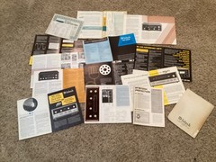 Vintage McIntosh Stereo Preamplifier Amplifier Sales Brochure Lot