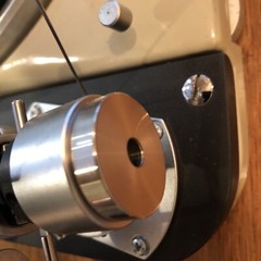 Thorens TD 124 Turntable SME 9″ Tonearm 78/45/33 rpm Custom Platter Wood Plinth
