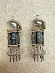 RCA 5751 Triple Mica Black Plate Pair Preamp Tubes