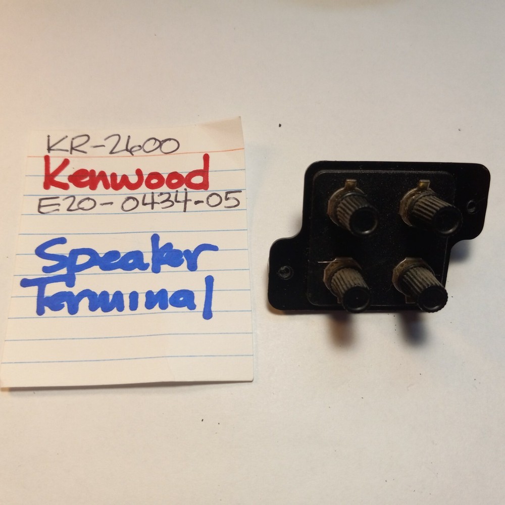 🤩 KENWOOD ⚡️ E20-0434-05 SPEAKER TERMINAL ⚡️ KR-2600 STEREO RECEIVER