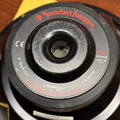 Rockford Fosgate Punch HE1 12″ Subwoofer RFP3412 4ohm – Old School Made in USA