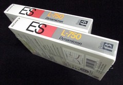Lot of 2 NEW Sealed SONY ES L-750 DYNAMICRON Blank Beta BETAMAX Recording TAPES