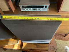 Vintage Bertagni SM-250 Speakers MCM 1960s Electroacoustic System Walnut 28×19
