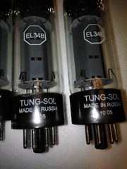 EL 34/EL34B Tung-Sol NOS(new) 1 pcs tubes Russia unboxed