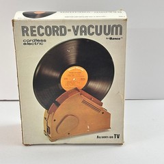 1976 Ronco Record Vacuum Complete In Box WORKS PROOF As Seen On TV Ron Popeil