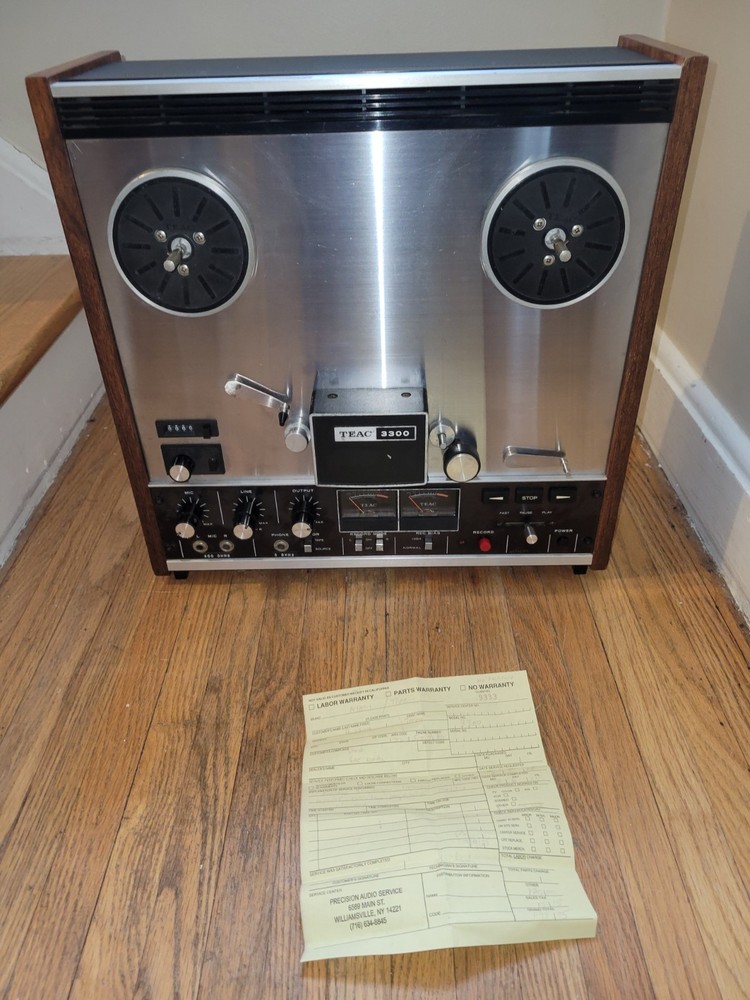 TEAC 3300-10 Stereo Reel to Reel Recorder Serviced Cleaned Tested