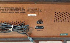 RCA Solid State AM FM Stereo Radio RLC75W Walnut