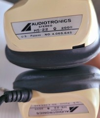 Retro / Vintage Audiotronics Headphones HS-22