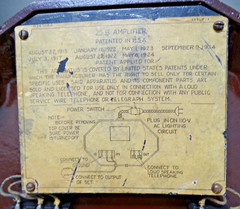 Western Electric Type 25B Audio Amplifier, Complete, Less Tubes.