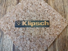 Original Klipsch Metal Speaker Emblem Badge Logo /from Kg Series / 2 Avail.
