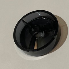 Sansui Turntable 45 RPM Adapter Translucent Smoke Gray Part Plastic Vintage