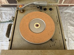 🍊Vintage 1960s Califone Portable Classroom Record Player | Model 5J-7A WORKS!