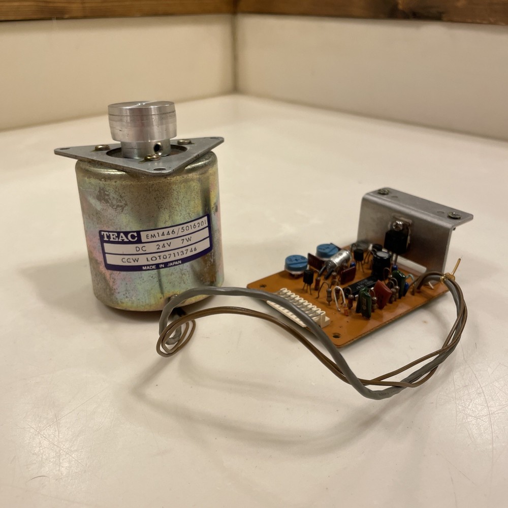 TEAC A-3440 Capstan Motor EM 1446 & Circuit Board 51675661 Replacement