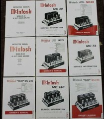*USA* ULTIMATE MCINTOSH MC240 OWNER’S MANUAL / MAINTENANCE MANUAL