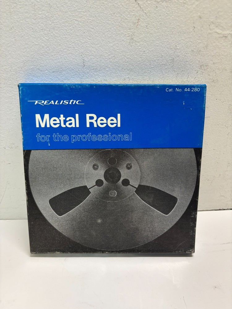 REALISTIC PROFESSIONAL METAL EMPTY REEL 7″ Cat. No. 44-280