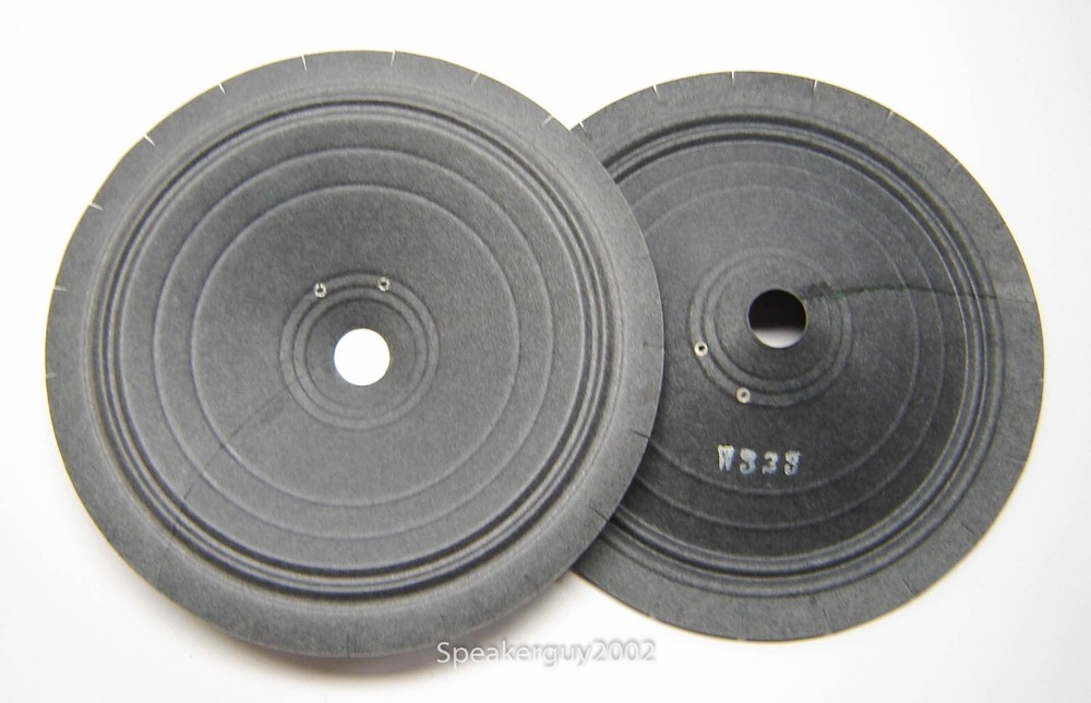 Pair Vintage 6″ Paper Cones – Speaker Parts / W323
