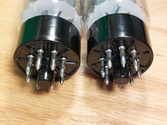 Closely Matched Pair of GE 6CA7 EL34 NOS NIB Vacuum Tubes #2