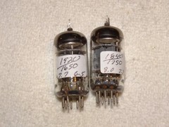 2 x JG-5814A(12au7) GE Tubes *Foil O Getter*Tested Strong*
