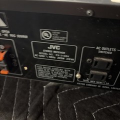 JVC RX-318BK – Vintage 2 Channel Stereo Audio Receiver – 110 Watts Per Channel
