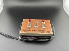Lafayette Power Control Box 99-8007 Working Missing Light Cover Free Shipping