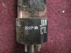 NOS Tung-Sol Black Glass JAN CTL 6F6GT tube. Test 101% emissions & 103% gm. 1947