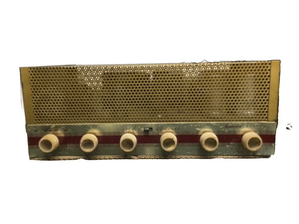 Working 1960s Boulevard 11T24S Guitar Stereo Tube Amplifier Pre Amp 100 Watts