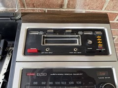 🍊Vintage 1970s Zenith Allegro Stereo System w/ AM/FM Stereo Turntable 8 Track!