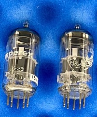 TWO Amperex ECC88 6DJ8 Vacuum Tubes/ Amplitrex Tested/ Holland Halos / Match ’60