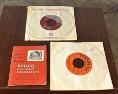 VINTAGE PHILCO 1945-55 PHONOGRAPH Record Player *TESTED WORKS*