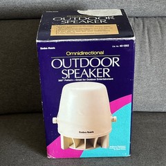 Radio Shack Omnidirectional Speaker Outdoor/Indoor 40-1352 1996 Patio Shed New