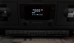 Vintage Philips 900 Series Double Cassette Tape FC 910P BK02