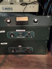 ALTEC vintage Audio Gear Lot 1593B, 1594B Power Amps. 1552a Meter Panel TESTED