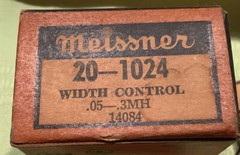 Thordarson Meissner 20-1024 0.05-0.3 MH Width Control