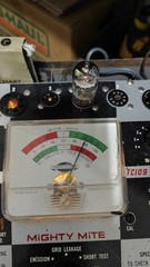 Tung-Sol 12AX7 Vintage Long Plate Slant Square Getter Audio Tubes Super Strong