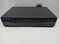 Mitsubishi HS-U446 Video Cassette Recorder/Player w/ Remote – Tested –