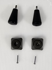 Akai X-300 Reel to Reel BACK PANEL FEET