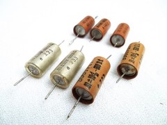 7x .01uF 600V SPRAGUE 3001717 PIO CAPACITOR – Hermetically Glass Sealed