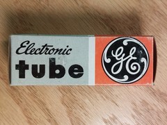 Single Mullard (GE lbl) 5AR4 GZ34 NOS NIB f32 Vacuum Tube