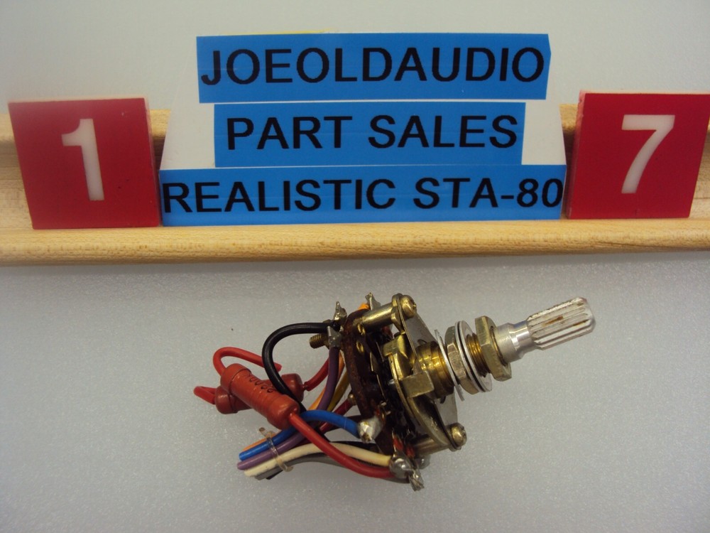 Realistic STA-80 Receiver Speaker Switch. Tested Parting Out Entire STA-80