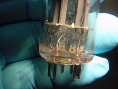 MULLARD BLACKBURN 12AX7 ECC83 TUBE PAIR (1958 f91-series tested strong)