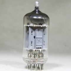 Siemens (Telefunken Label) 12AU7/ECC82 Long Plate Angled D-Getter Germany 1956