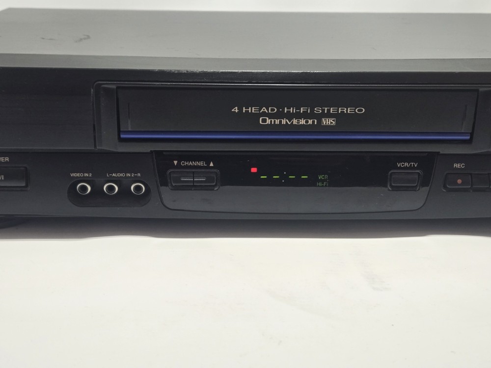 Panasonic VCR Plus PV-V4611 Blue Line 4 Head Hi-Fi Stereo Omnivision No Remote