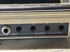 Audiotronics Cassette Recorder Listening Center Portable VTG Electronics 148B