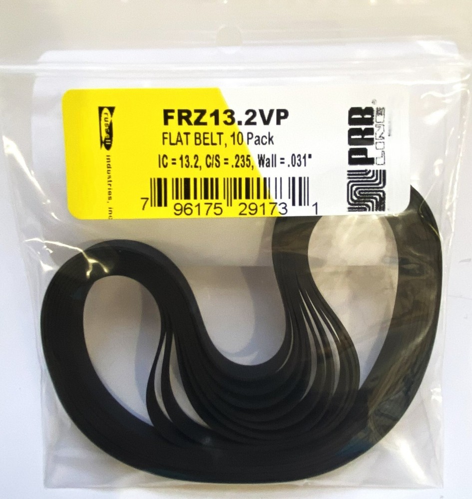 PRB FRZ13.2VP Flat Belts 13.2 x .235 x .031″, 335.28 x 5.969 x .7874 mm, 10 pack