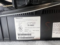 Panasonic PV-V4602 VCR VHS Player 4-Head Hi-Fi Blue Line No Remote TESTED Works