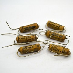 6x Micamold RCP10M4472M .0047 MFD 400V Paper Capacitors USA