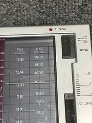 Vintage Sony ICF-710W Radio Receiver Retro Silver Audio