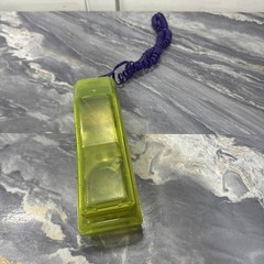 Vintage Swatch Twin Phone Deluxe Clear Neon Green Purple Cord 1989 Swiss Design